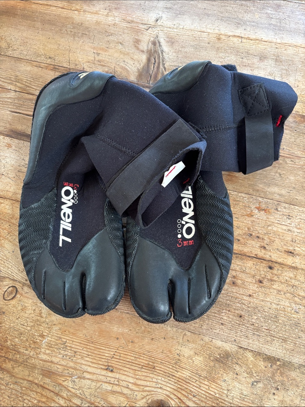 🌊O’NEILL 3mm HIGH-TOP SPLIT TOE SURFING/DIVING BOOTIES🏄‍♂️EUC!!